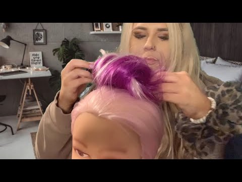 ASMR Lice Check | lots of hair brushing, minimal talking 💆🏼‍♀️