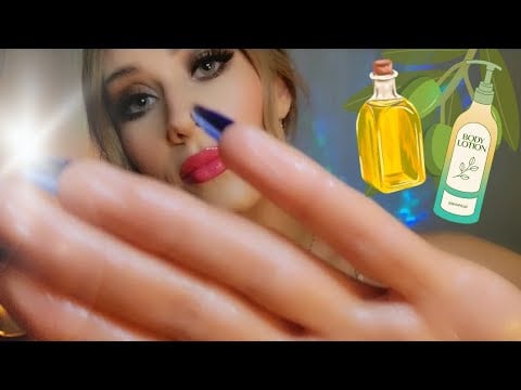 ASMR Oil + Lotion Massage (layered sounds)💆‍♂️💕