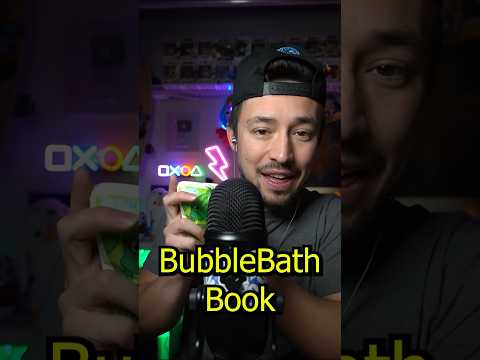 Bubble bath book ASMR | Fast ASMR | Fast Aggressive ASMR | Ashley Is a GOAT