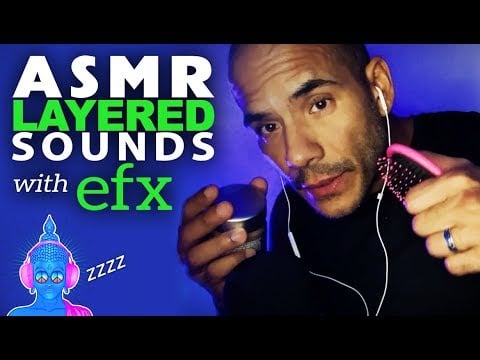 ASMR 🍰 LAYERED SOUNDS with Echo EFX | Pop Rocks, Tapping, Crunching, Water Sounds [NO TALKING ]