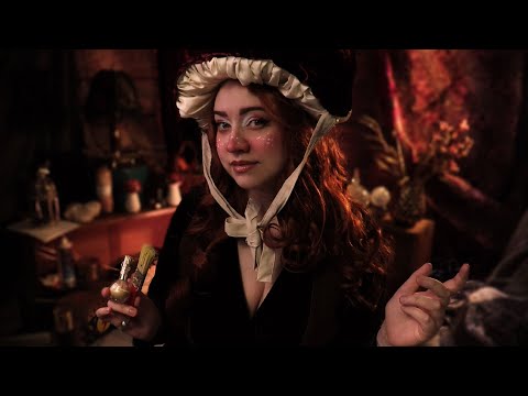 ASMR 🍄 Mushroom Princess Prepares You For Royal Ceremony (hairplay, writing, tracing, makeup, etc)