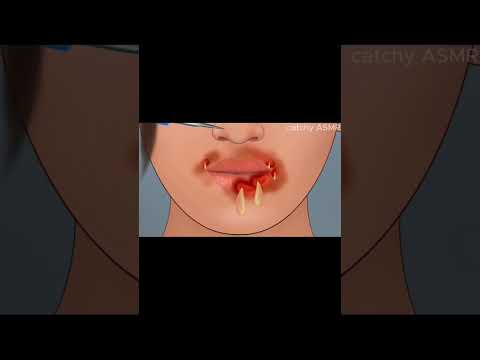 Lip care animation #asmranimation #animation #makeupstopmotionanimation #asmrvideo #chappedlips