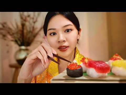 ASMR Roleplay Sushi Restaurant 🍣 ร้านซูชิแสนอร่อย (Sushi Candy) 4K