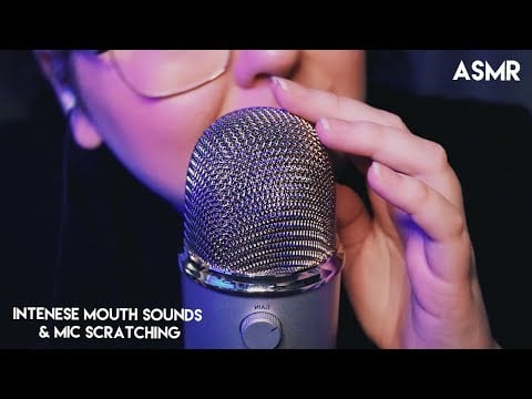 ASMR Intensiva Mouth Sounds & Mic Scratching TINGLES!