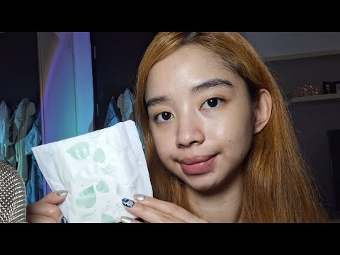 ASMR friend helping you on your first day of period 🥰 (Roleplay, layered sounds)