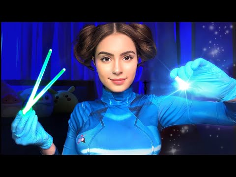 ASMR ALIEN FULL BODY EXAM 👽 Cranial Nerve Exam For Sleep ✿