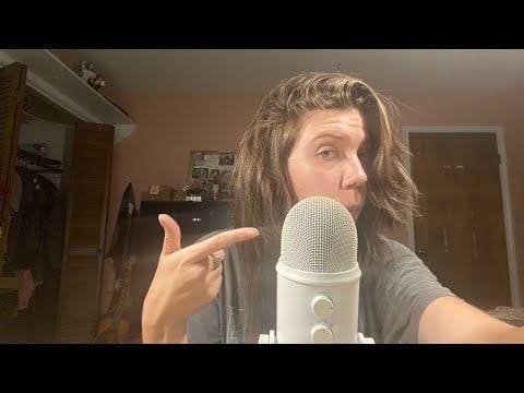 ASMR mic triggers no cover// mic gripping, tape, mic scratching, mic blowing