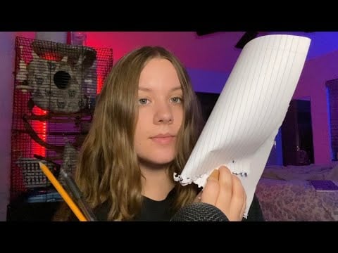 ASMR The BEST Paper Triggers (Crinkles, Ripping, Writing, Etc.)