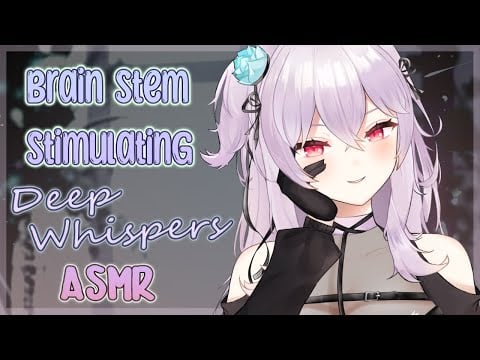 【ASMR】Brain stimulating deep whispers, ear massage +more! So you can get amazing sleep tonight ♥