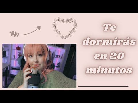 [Rena] ASMR Español - Te dormirás en 20 minutos ❤️