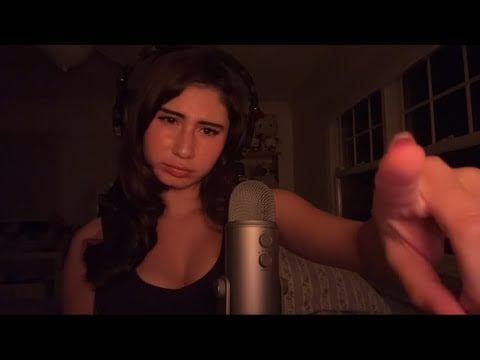 ASMR Weird girl with zero knowledge of personal space wants to scratch and touch your face (pt3) 😇