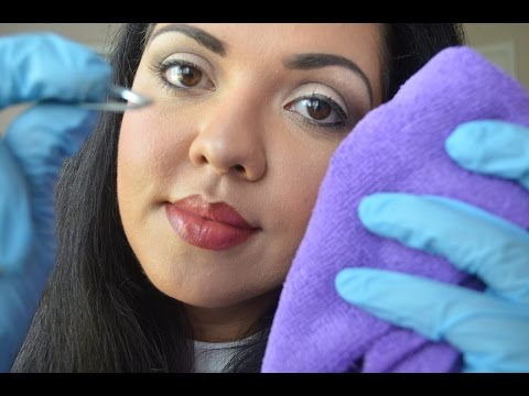 ASMR Eyebrow Tweezing and Shaping | Soft Spoken|