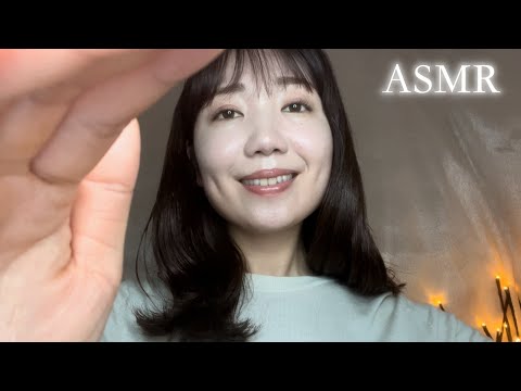 【ASMR】子どもに戻れる☺️優しいお母さんの寝かしつけ（目のマッサージ・肩首のほぐし・お香・コーミング・囁き・アファメーション・布団トントン）