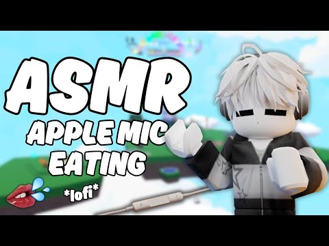 Roblox ASMR | Apple Mic Eating! lofi 👄💦