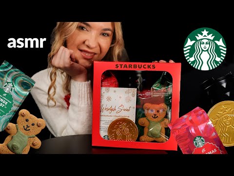 Unboxing ASMR zestawu prezentowego Starbucks® i Klaudia Leclercq