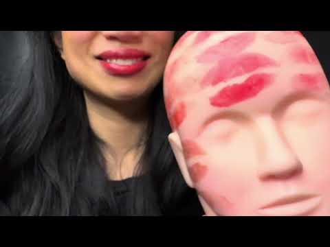 ASMR TESTING WHICH LIPSTICK IS MOST SUITABLE FOR A holiday kiss! 💋 