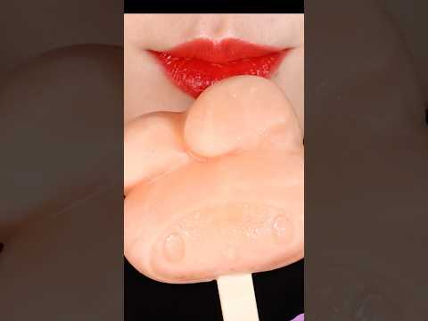 My Melody ice cream mukbang