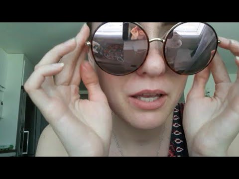 ASMR- My summer essentials☀️🕶 tapping+tracing