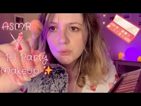 Pink Glam ASMR: PJ Party Makeover ✨