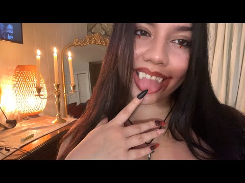 asmr vampire turns you 🧛🏻‍♀️🦇🍷 ♱