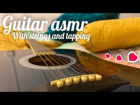 Guitar ASMR (I tried my best 😂😅💛)