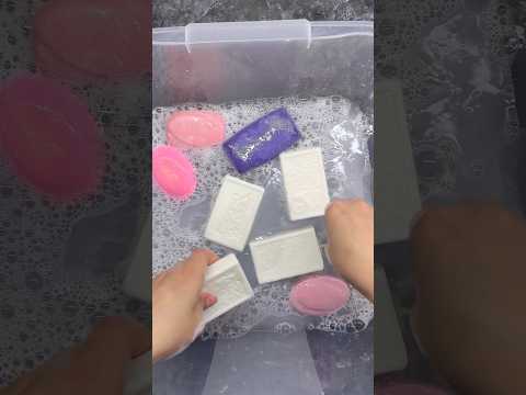 #asmr #soap #pinksoap #soapmaking #asmrsounds #rainbowsoap