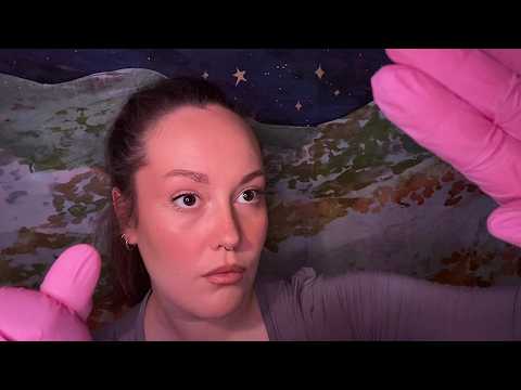 High Sensitivity Ear & Facial Touching Exam ASMR | Personal Attention | Ear Tugging, Light Massages