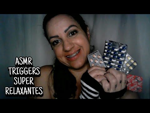 ASMR-VOCÊ VAI DORMIR COM OS SONS DESSAS CARTELAS DE REMÉDIO😴 #rumo2k #asmrportuguês #triggers