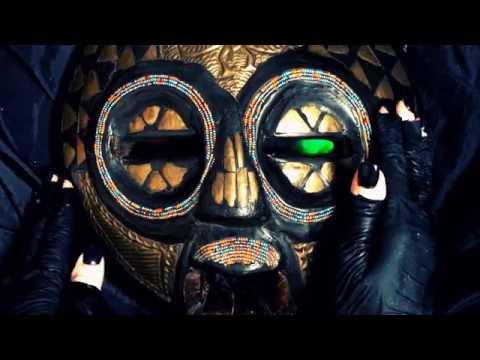 MASK👹 TAPPING♥ BLACK LATEX♥ GLOVES▶ NAILS and Whispering [[ASMR]]