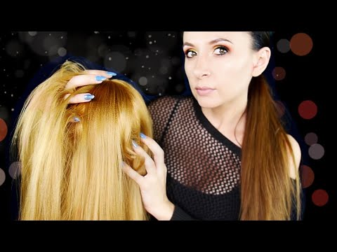 Scalp check and hair brushing *ASMR