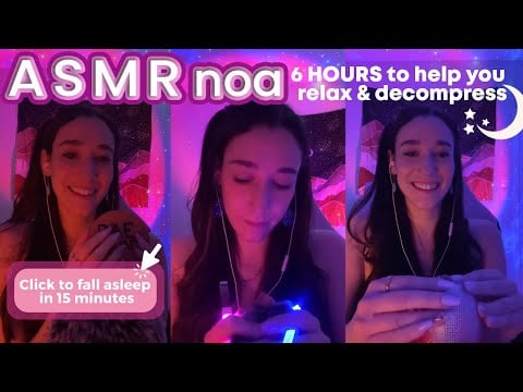 Tingly Sounds, Personal Attention +more | 6 HOURS of ASMR to help you fall asleep 💕| live #149