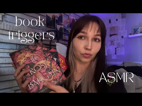 Fast ASMR | Book Triggers (Book Tapping, Page Flipping, Book Gripping)