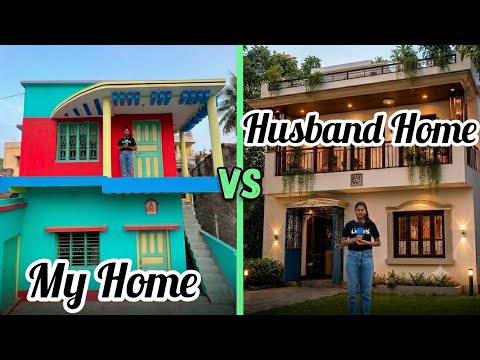 ASMR My HOUSE TOUR VS MY HUSBAND HOUSE TOUR🏠 😍