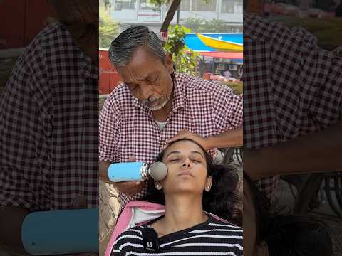 Waris Barber GUN Massage #asmr #thebarbersarms #headmassage #indianbarber