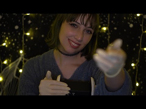 Xsmall Latex Layering | Hand Movements| Sticky Sounds| Ear Cleaning