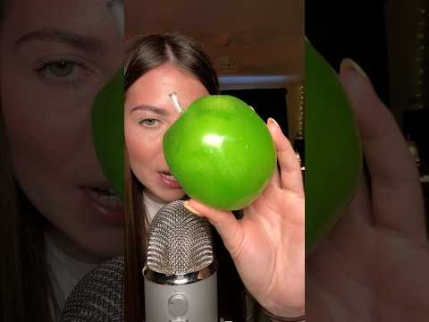 Apple slush squishy from @m@mellowsquishstudio⁠ Use Code : JEMMAASMR for 10% off 💗 #asmr #relax
