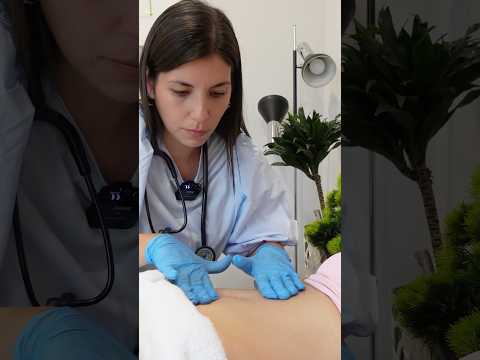 ASMR Abdominal Assessment #asmrsounds #relax #sleepsounds #asmrvideo #roleplay #doctor #medical