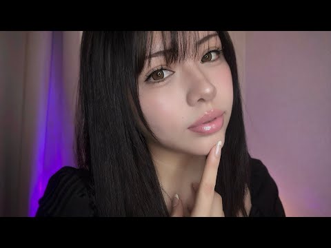 【ASMR】理解できない囁き+フェイスタッチ✨
