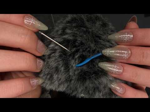 Fluffy Scalp Check + Scratches ft. Metal Tool [ASMR] No Talking