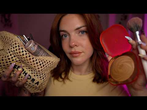 ASMR - triggers ULTRA relaxants dans ma trousse de maquillage