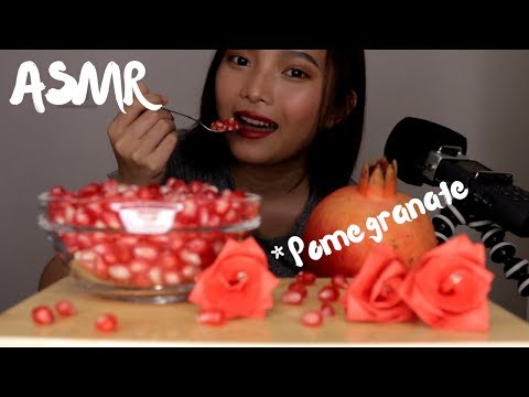 ASMR  POMEGRANATE(Crunchy Eating Sounds)😍 | Hanna ASMR