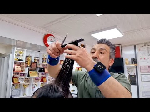 ASMR SLEEP THERAPY: RELAXING LONG HAIR CUT AND HEAD MASSAGE