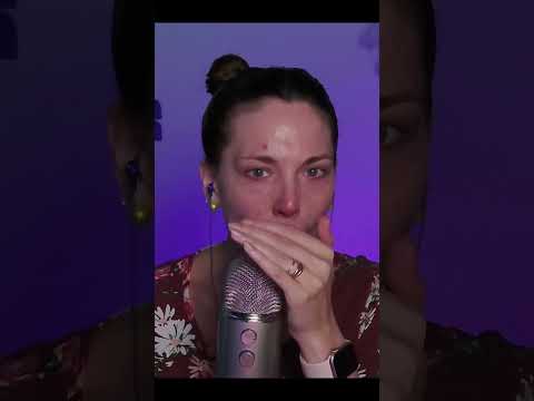 asmr tingly mouth pops, slurps, and wind blowing with finger flutters and throat purring
