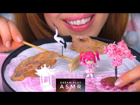 ★ASMR [german]★ Let´s create a pink 🌸 Glitter ZEN GARDEN 🐲 3 Designs | Dream Play ASMR