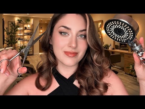 ASMR Deutsch Am besten bewerteter Friseur | Hair Wash, Hair Cut, Head Massage, Hair Dresser Roleplay