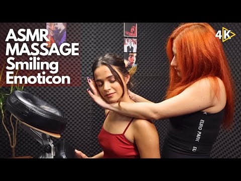 FEMALE CHAIR MASSAGE BY MELEK / ASMR THERAPY