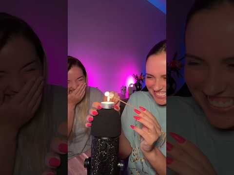 roasting smores on top of my mic (asmr) 🔥 #asmr #asmrsounds