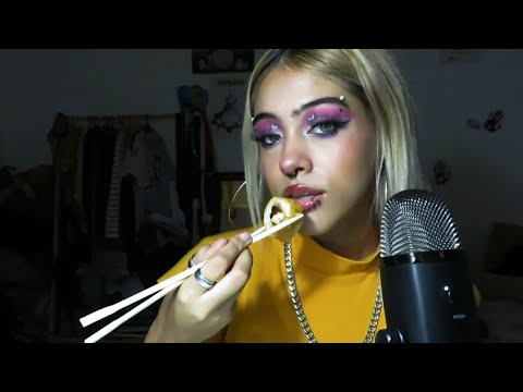 MUKBANG ASMR🍣 (Vegetariano)