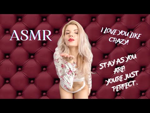 ASMR Roleplay Your Loving  Suppotive Girlfriend | much kisses, love, attention, affirming ❤️