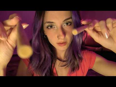 ASMR Speaking ABSOLUTE Gibberish while touching the camera 😭 (try to find any real words lol)